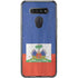 Haiti Flag Distressed LG K51/Q51 Clear Case